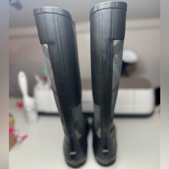 Burberry Clemence Check Rain Boots - Picture 2 of 3